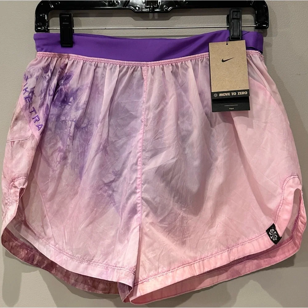 NEW Nike Trail Athletic Running Workout Activewear Shorts (Purple / Pink / Brown